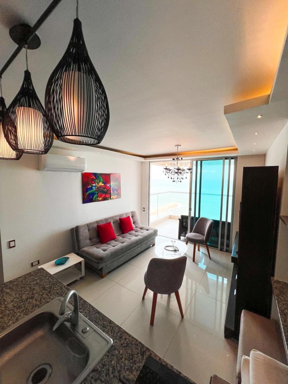 Appartement Bocagrande Beach Apartamento à Cartagène Extérieur photo